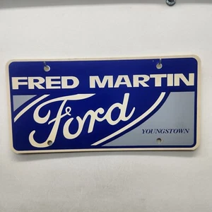 FRED MARTIN FORD YOUNGSTOWN, OH Dealership Advertising License Plate - Picture 1 of 2