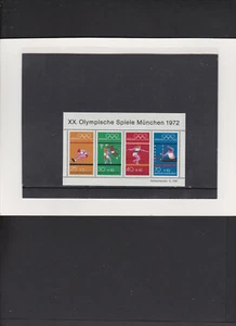 BRD-Block 8 Mi. Nr. 734 - 737 Olympische Spiele München 1972 " Postfrisch, TOP X - Bild 1 von 1
