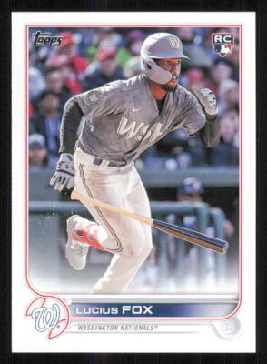 2022 Topps Update #US38 Lucius Fox RC - Image 1 of 2