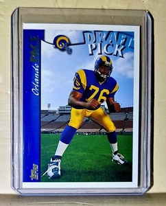 Orlando Pace 1997 Topps Draft Pick #400 NFL Rookie Card Rams - Picture 1 of 2