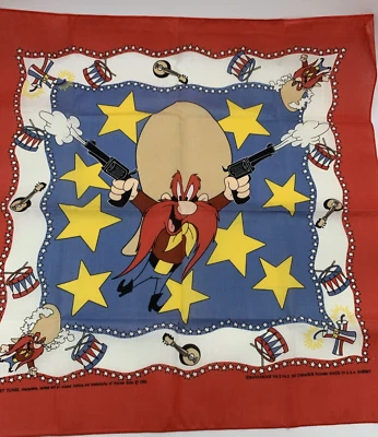 Pañuelo YOSEMITE SAM Looney Tunes Bandaroos 1996 NUEVO con etiqueta Vol 2 Nº 5 Foto 1 de 4