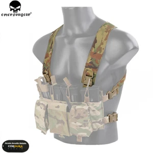 EMERSON Tactical D3CRM Chest Rig X-harness kit Molle Shoulder Straps Suspender - Picture 1 of 13