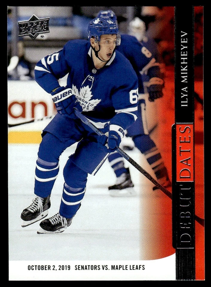2020-21 Upper Deck Debut Dates Ilya Mikheyev Toronto Maple Leafs #DD-11 - Image 1 of 2