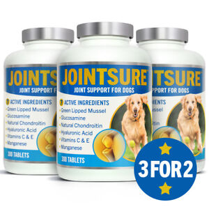 3 For 2 | JOINTSURE Dog Joint Supplement 300 Tablets Per Pot | RRP £34.99 Each!