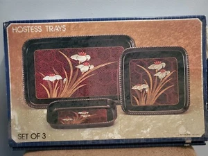 Ein Set mit 3 Hostess Tabletts - Bild 1 von 3