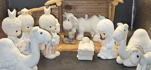 Prec Moments Weihnachtskrippe Wee Three Kings Wisemen Maria, Jesus & Tiere - Bild 1 von 11