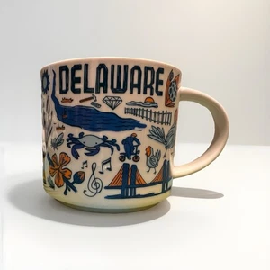 Starbucks Delaware State Been There Series Ceramic Coffee Mug Cup 14 oz - Picture 1 of 6