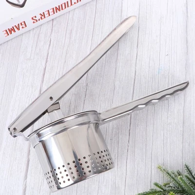 Exprimidor y triturador manual de patatas de acero inoxidable exprimidor de limón exprimidor de naranja Foto 1 de 4