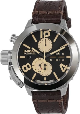 U-Boat 9567 CLASSICO 45 TUNGSTENO CAS1 Automatic silver black brown Men's Watch - image 1 of 4