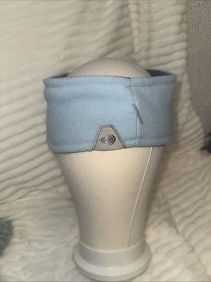 Old Navy Fleece Head Band OS Ear Covers 1994 azul claro gris reversible 10,5"" Foto 1 de 4