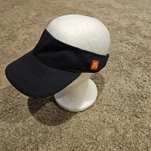 McDonald’s Visor Hat Black Adjustable Employee Uniform Cap - Picture 1 of 6
