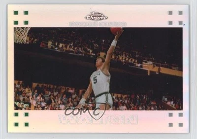 2007-08 Topps Chrome Refractor /999 Bill Walton #89 HOF - Image 1 of 2