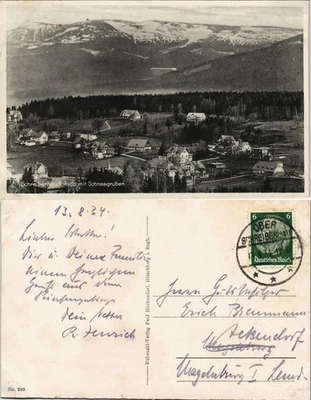 Schreiberhau Szklarska Poręba Stadt, Schneegruben gel. Oberschreiberhau 1934 - Bild 1 von 3