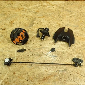 2020 17-20 KTM 390 Duke Ignition Switch Gas Fuel Tank Cap Seat Key Lock Set  - Picture 1 of 8