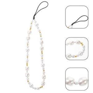 Mobile Phone Chain Cell Wrist Lanyard Charming Hand-beaded Pendant - Photo 1 sur 12