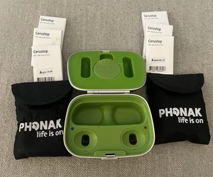 Estuche cargador Phonak Combi 2 protectores de cera Cerustop 098-0282 6 paquetes SIN CABLE DE ALIMENTACIÓN - Imagen 1 de 7