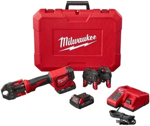 Milwaukee-2674-22C M18 Short Throw Press Tool Kit w/ PEX Crimp Jaws - Picture 1 of 4