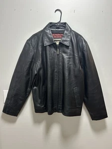 Vintage M Julian Wilsons Leather Coat Jacket Size XL - Picture 1 of 18