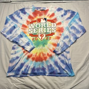 Philadelphia Phillies Shirt Long Sleeve Mens XL MLB Baseball 2022 World Series F - Picture 1 of 10
