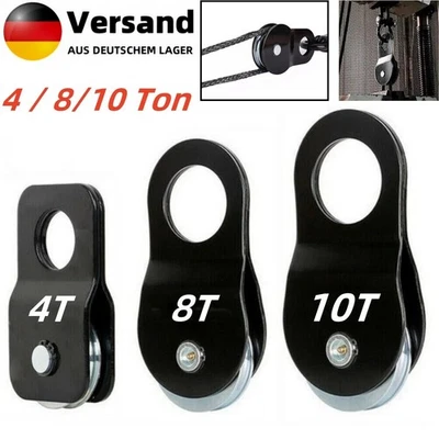 Seilwinde Umlenkrolle Seilzug Stahl 4-8-10 T Forstseilwinde Seilrolle Heberolle - Bild 1 von 4