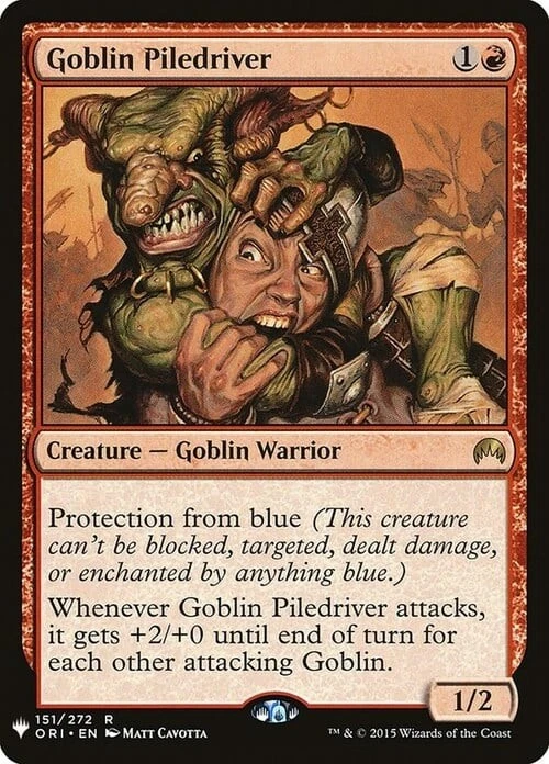 Magic The Gathering MTG GOBLIN PILEDRIVER Mystery Booster NM Near Mint - Image 1 of 1