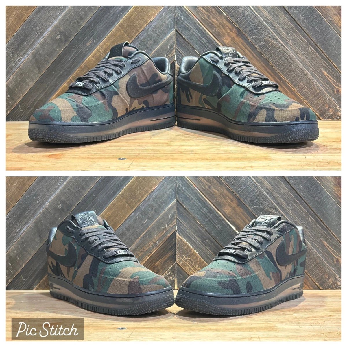 Nike Air Force 1 Max Air Vt Qs Low Camo for Sale | Authenticity