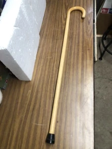 Gehstock aus Holz schöne Holzoberfläche mit Gummiboden gebraucht - Bild 1 von 7