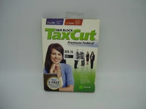 H&R Block Taxcut Premium Federal 2008 For Windows & Mac New (GD) - Picture 1 of 2