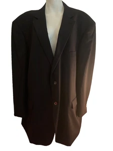 GS Continuous Comfort Cool& Dry all seasons blazer 54R black 2 button style NEW - Picture 1 of 15