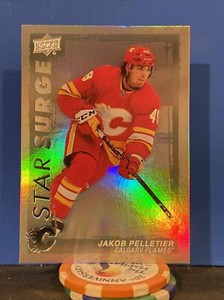 Jakob Pelletier 2023-24 Upper Deck Series 1 Star Surge Insert RC #17 Flames