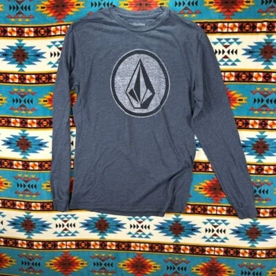 Volcom Graphic Long Sleeve T-Shirt Men's Medium Cotton Blend Casual - Image 1 of 4