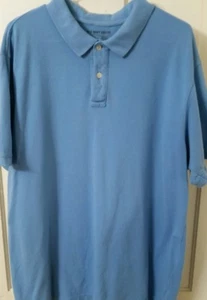 OLD NAVY HERREN POLOSHIRT GR XL BLAU 2 KNÖPFE KURZARM - Bild 1 von 3