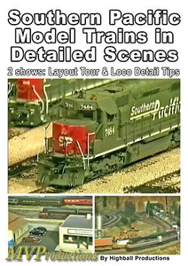 Southern Pacific Model Trains in Detailed Scenes Hobby Layout Tour Loco Scale - Imagen 1 de 1