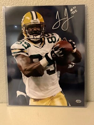 James Jones Signed Green Bay Packers 11x14 Photo LOF - Image 1 of 4