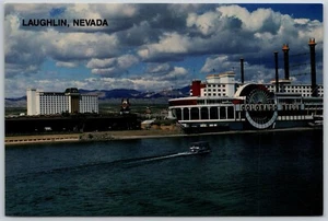 Postal de barco de río Laughlin Nevada Colorado Belle Casino hecha para parecerse a River - Imagen 1 de 2