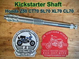 Transmission - Kickstarter Shaft Spindle - Honda CT70 Z50 SL70 XL70 Mini Trail - Picture 1 of 6