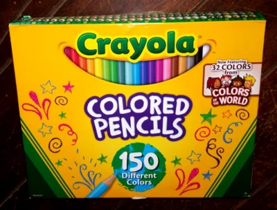 Crayola 150ct Colored Pencils Featuring 32 Colors of The World - Item #68-2028 - Image 1 of 4