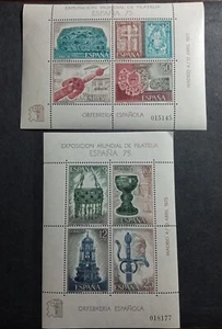 SELLOS ESPAÑA MNH 1975 HOJITAS ORFEBRERÍA - Bild 1 von 1