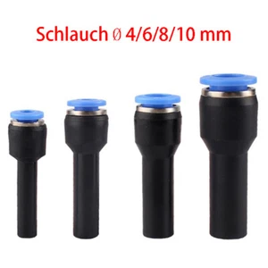 Pneumatik Druckluft Steckverbinder Schnellkupplung Mit Steckhülse Tülle Fitting - Picture 1 of 15
