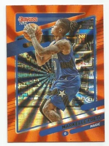 2021-22 Panini Donruss MARKELLE FULTZ Orange Holo Laser #151 ORLANDO MAGIC - Imagen 1 de 2