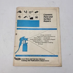 1983 Ford Cosmetic Paint and Surface Repairs Video Disc Reference Book - Picture 1 of 4