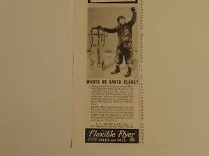 1943 VOLANTINO FLESSIBILE SLITTE e SCI pubblicità stampa artistica d'epoca - Foto 1 di 1