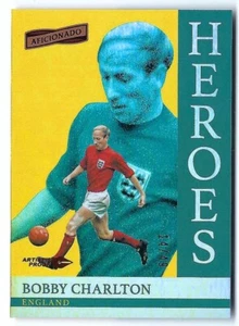 2016-17 Panini Aficionado Soccer Heroes #H-2 Bobby Charlton England Bronze #/49 - Picture 1 of 2