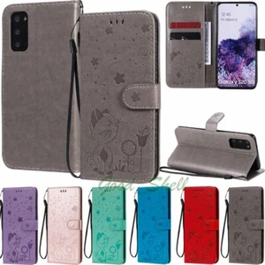 For Samsung S21 S20 S7 S8 S9 S10e S10 Plus Wallet Card Holder Leather Case Cover - Picture 1 of 43