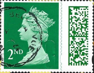 2022 Sg V4501 2nd holly green Walsall Printing Counter Sheet Fine Used - Picture 1 of 1