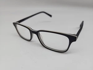 WARBY PARKER Black & White 103 50 18 145 Wilkie Eyeglasses Excellent Condition - Picture 1 of 7