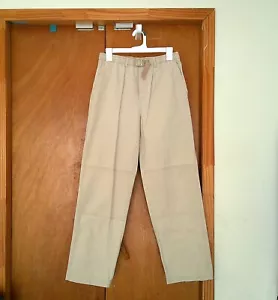 Lands' End Boys Khaki Pants Size 18 - Picture 1 of 8