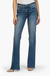 Kut from the Kloth Natalie Bootcut-Damenjeans Midnight Größe 16 - Bild 1 von 4