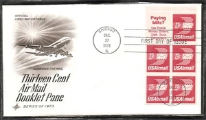 US SC # C79a Winged Airmail Envelope FDC. Artcraft  Cachet. - Picture 1 of 1