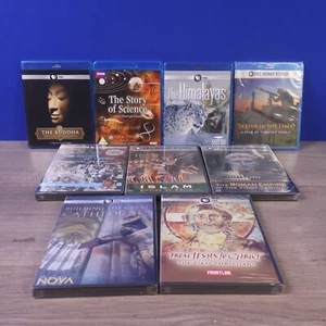 9 Blu-Ray Lot BBC PBS Islam Science Himalayas Buddah Roman Money Jesus Cathedral - Bild 1 von 3